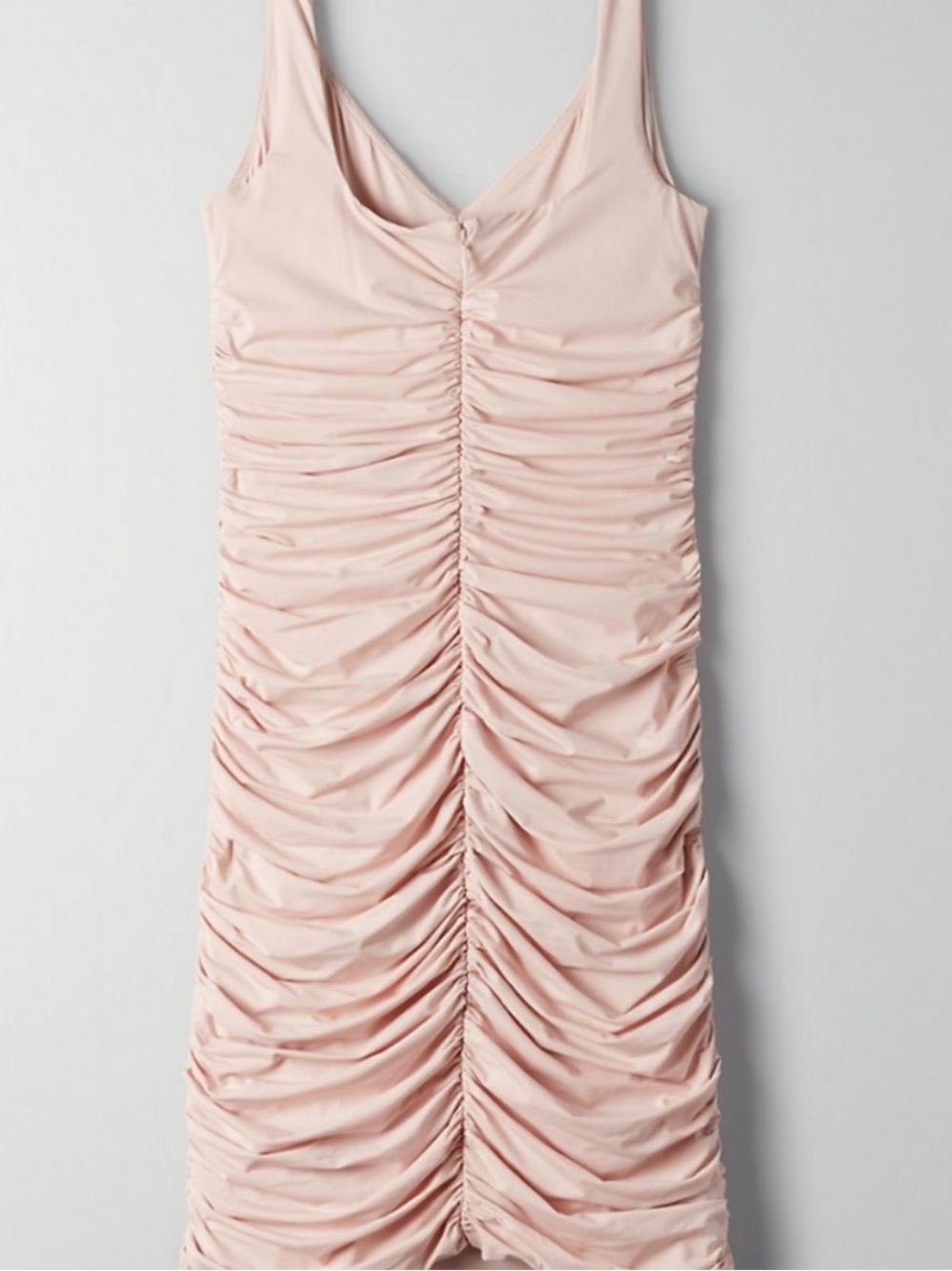 Aritzia Babaton Pink Ruched Tank Dress - Picture 9 of 10